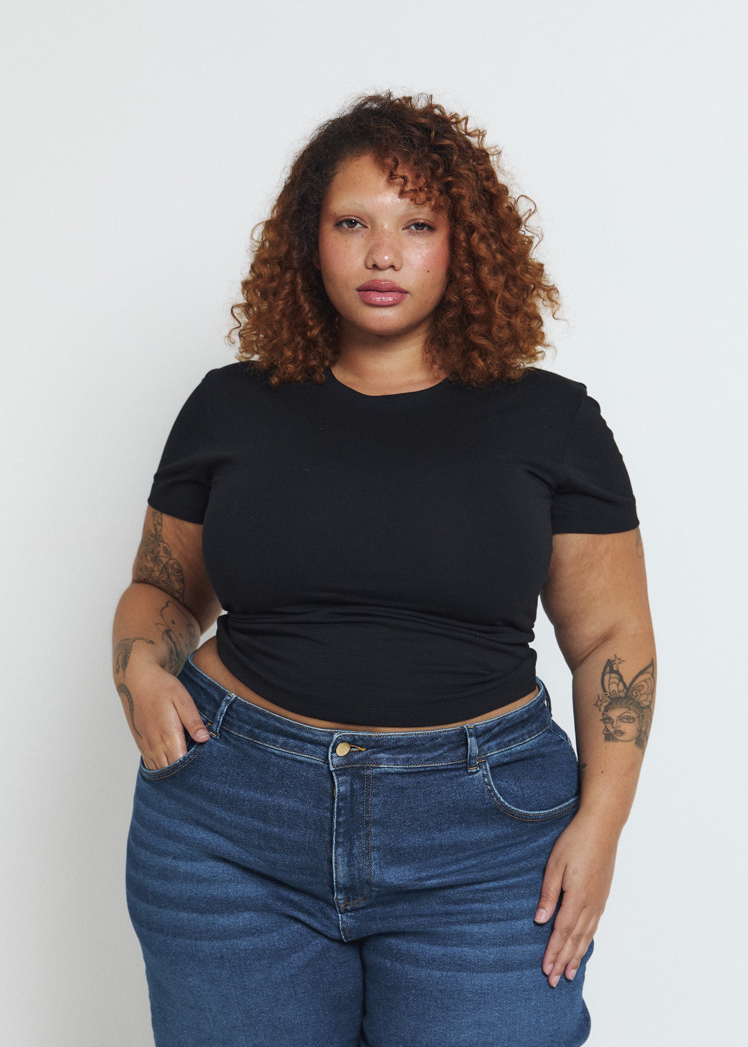 Image of Double Layered Cotton Tee