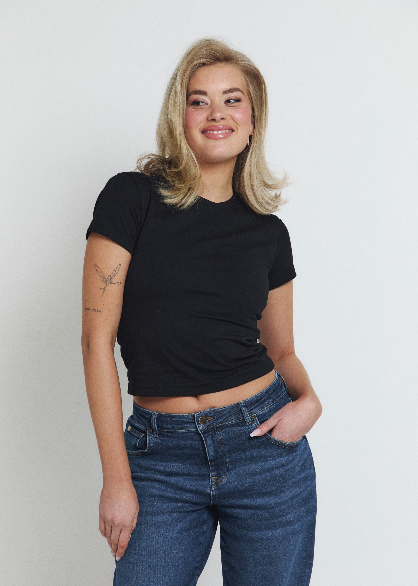 Image of Double Layered Cotton Tee