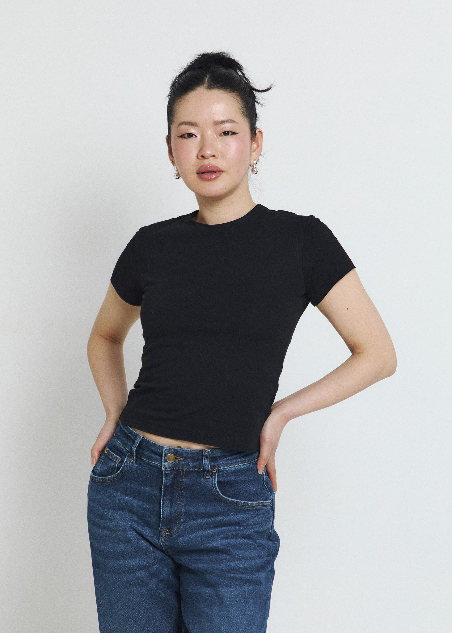 Image of Double Layered Cotton Tee