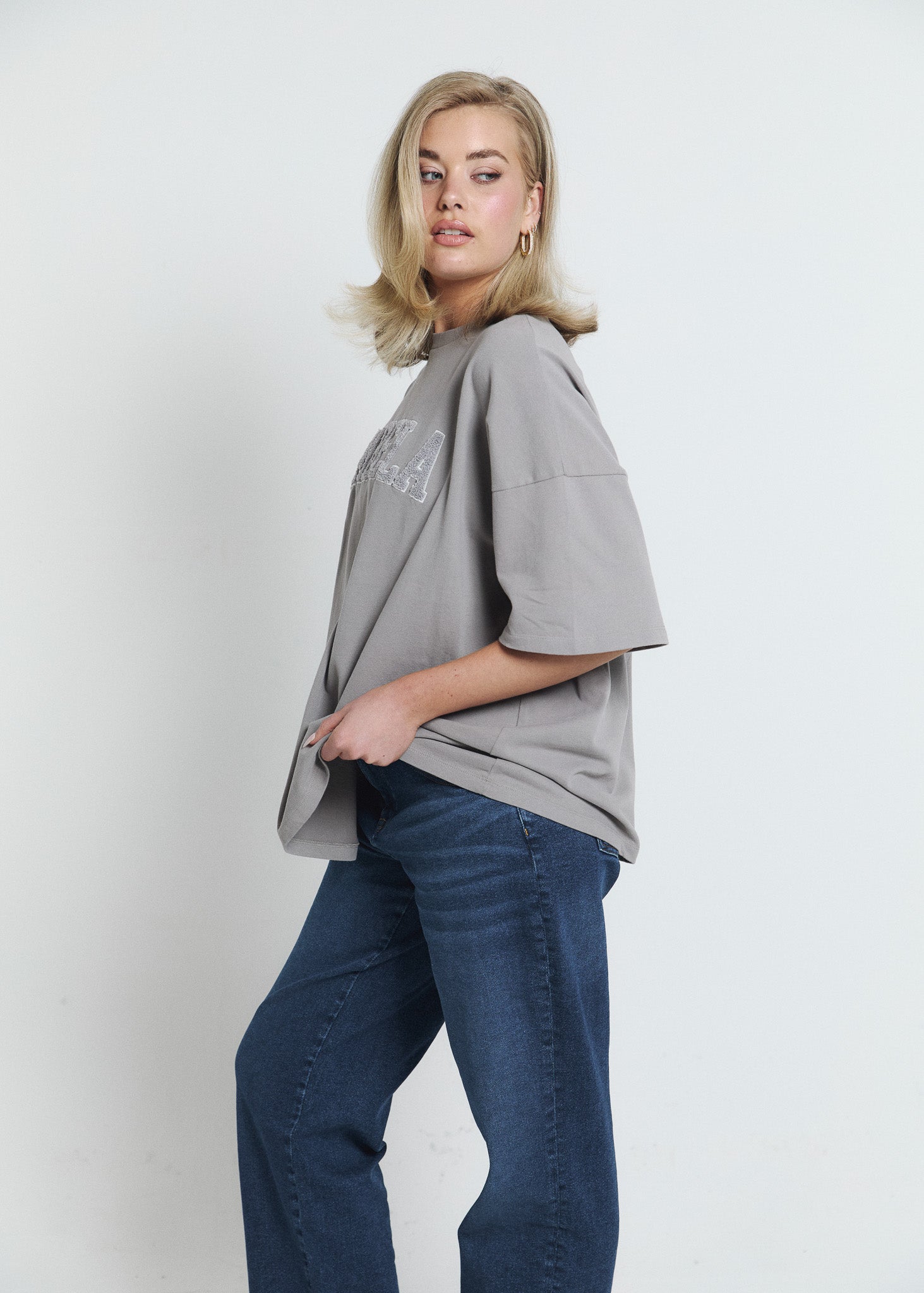 Image of Oversized Soft Cotton T-Shirt
