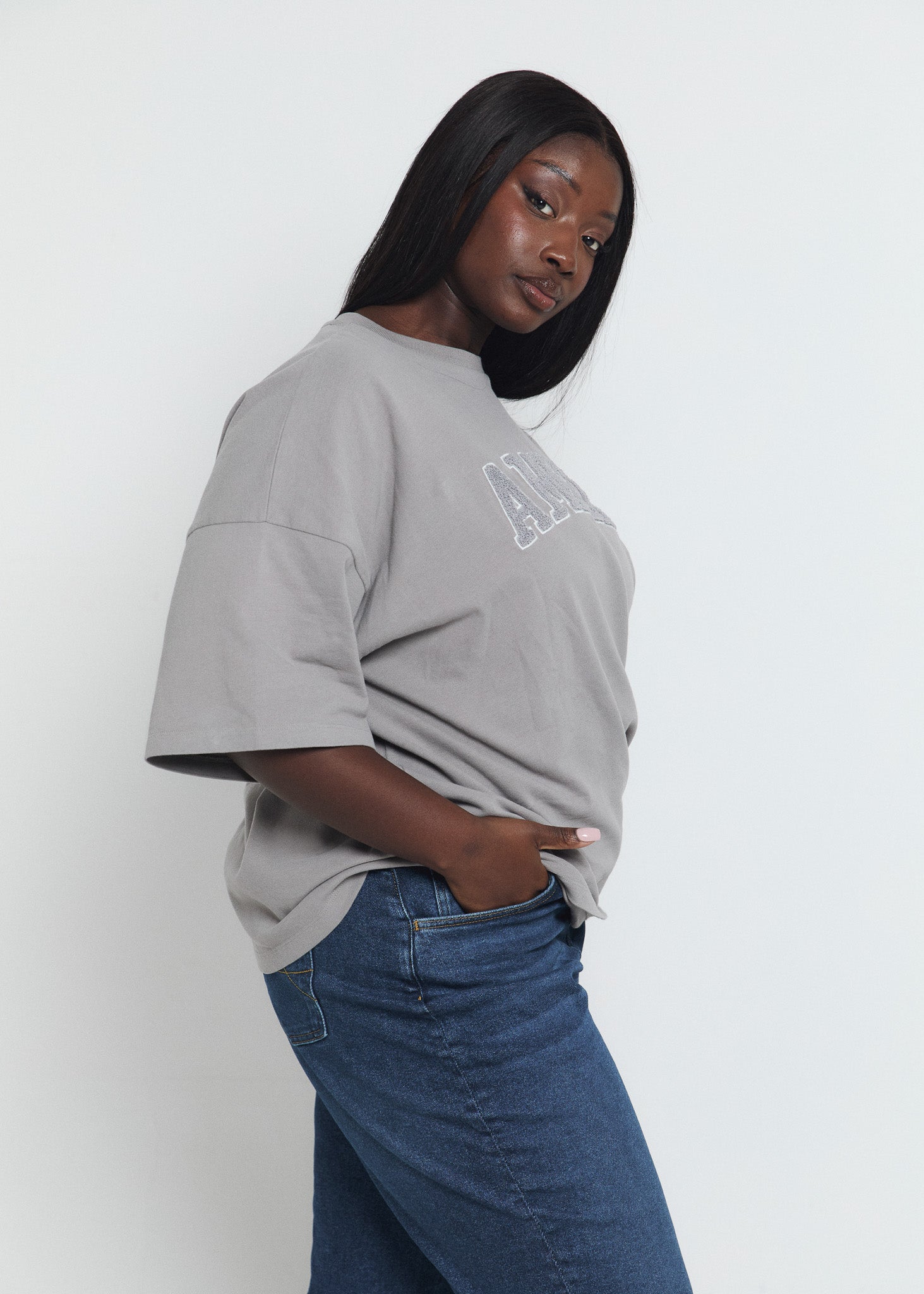Image of Oversized Soft Cotton T-Shirt