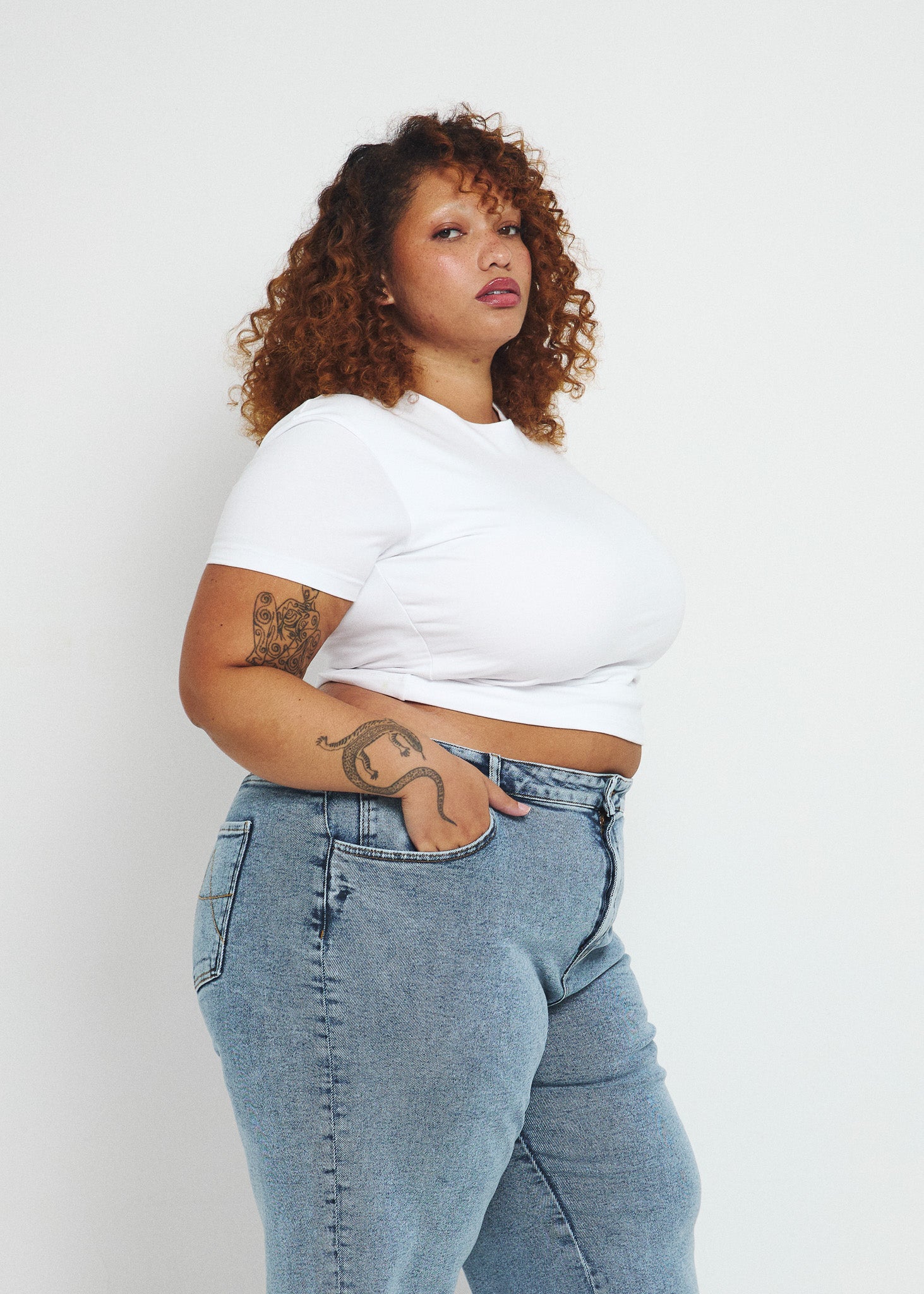 Image of Double Layered Cotton Tee