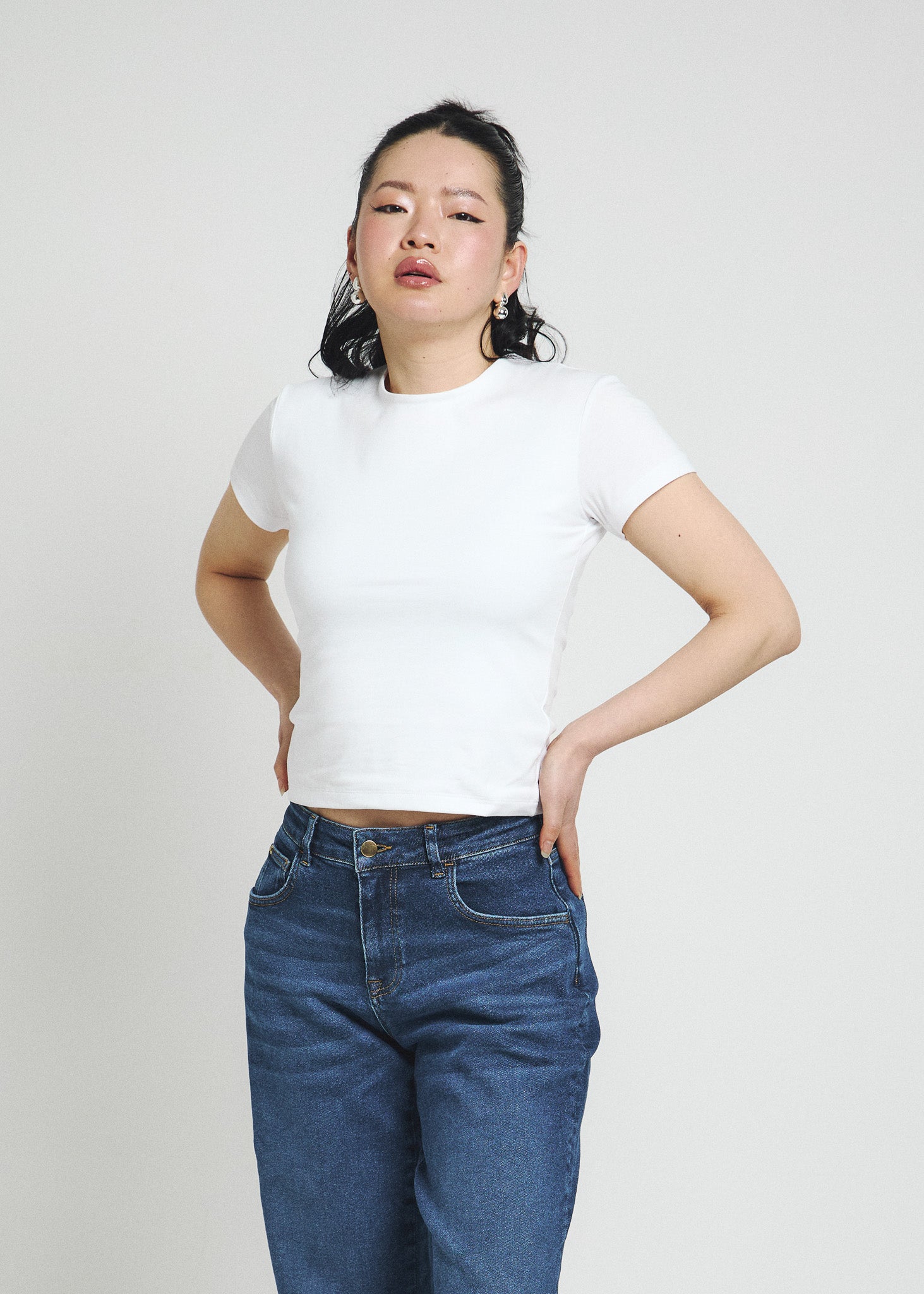 Image of Double Layered Cotton Tee