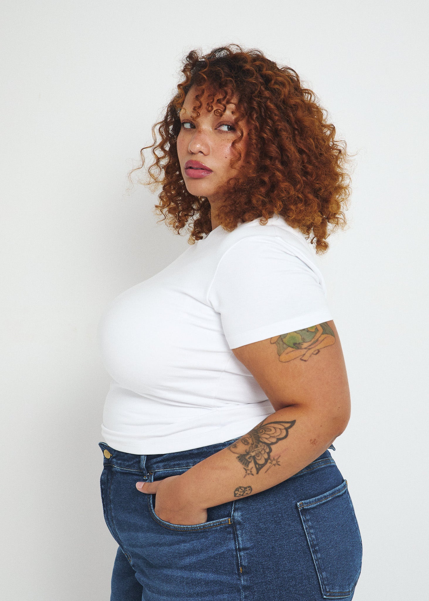 Image of Double Layered Cotton Tee