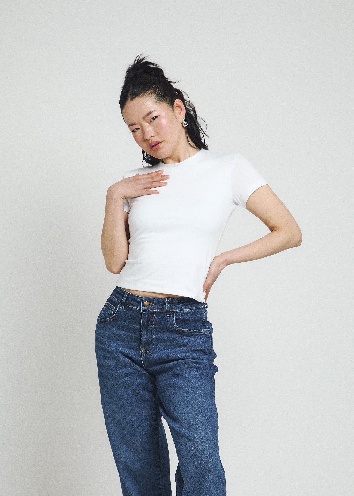 Image of Double Layered Cotton Tee