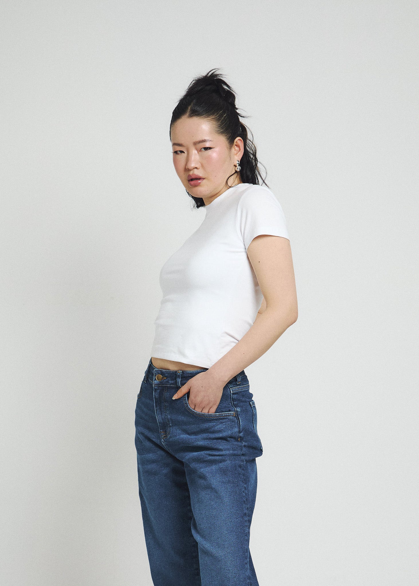 Image of Double Layered Cotton Tee