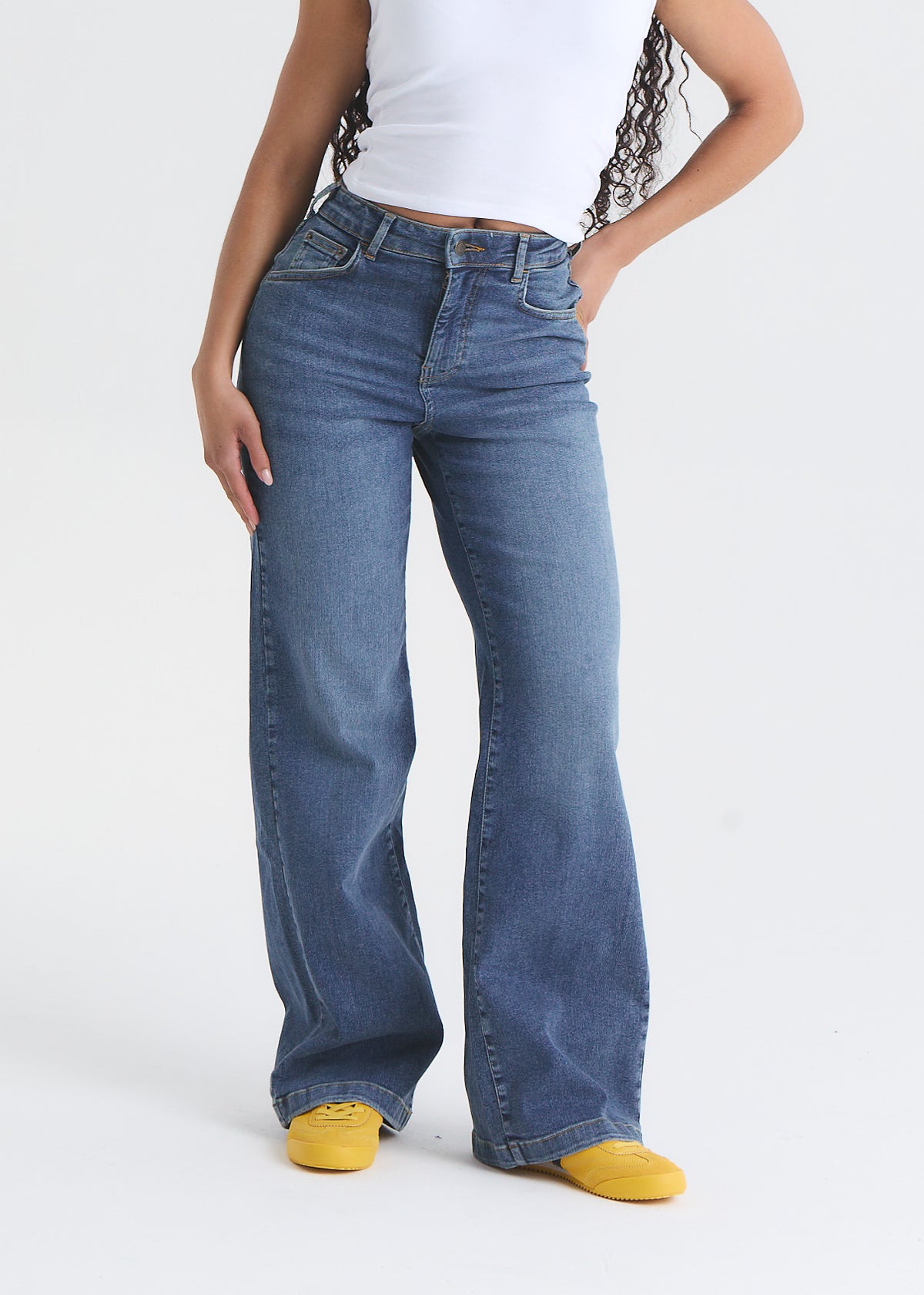 Stretch Wide Leg detail