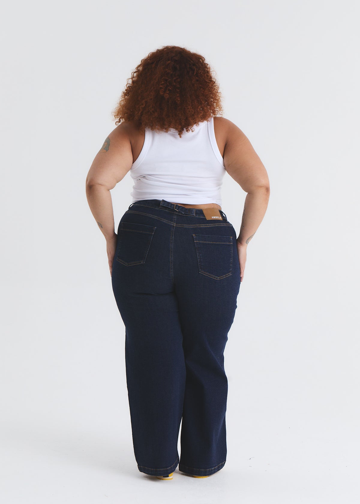 Stretch Wide Leg Jean