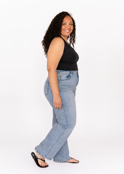 Image of Stretch Straight Jean