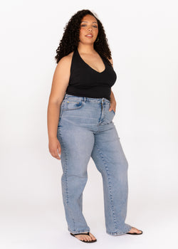 Image of Stretch Straight Jean