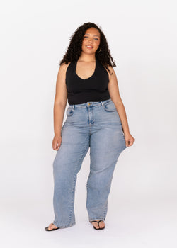 Image of Stretch Straight Jean
