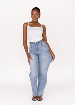 Image of Stretch Straight Jean