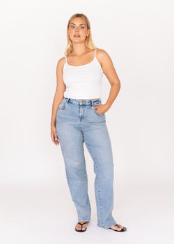Image of Stretch Straight Jean