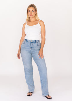 Image of Stretch Straight Jean