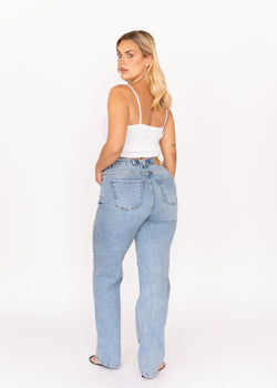 Image of Stretch Straight Jean