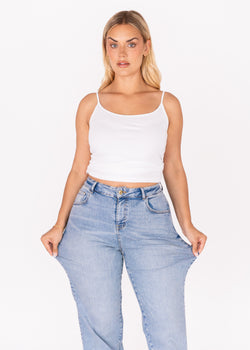 Image of Stretch Straight Jean