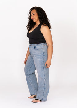 Image of Stretch Straight Jean