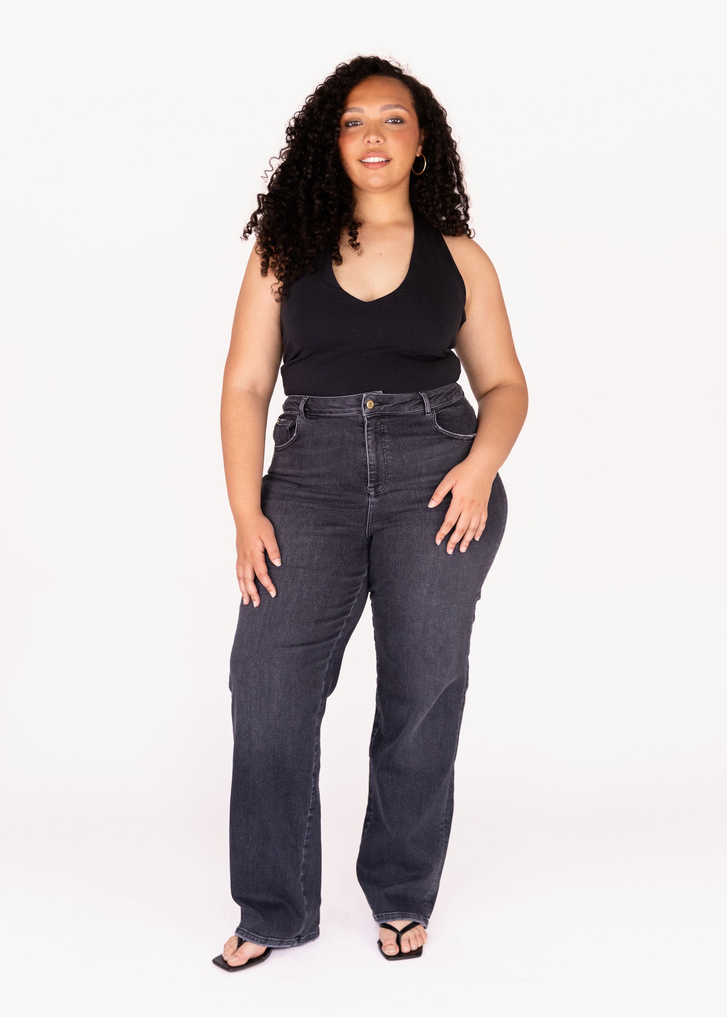 Image of Stretch Straight Jean