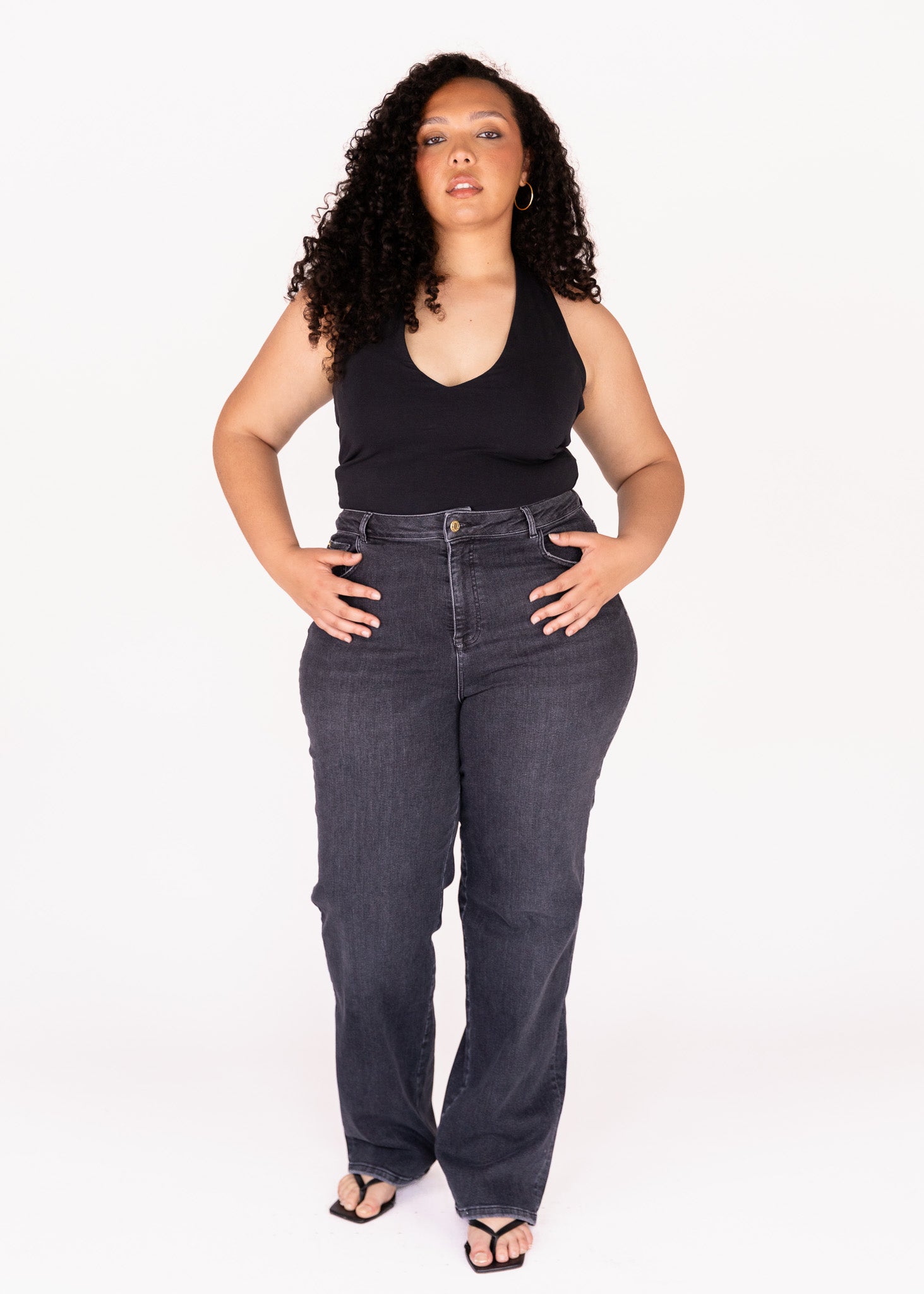 Image of Stretch Straight Jean