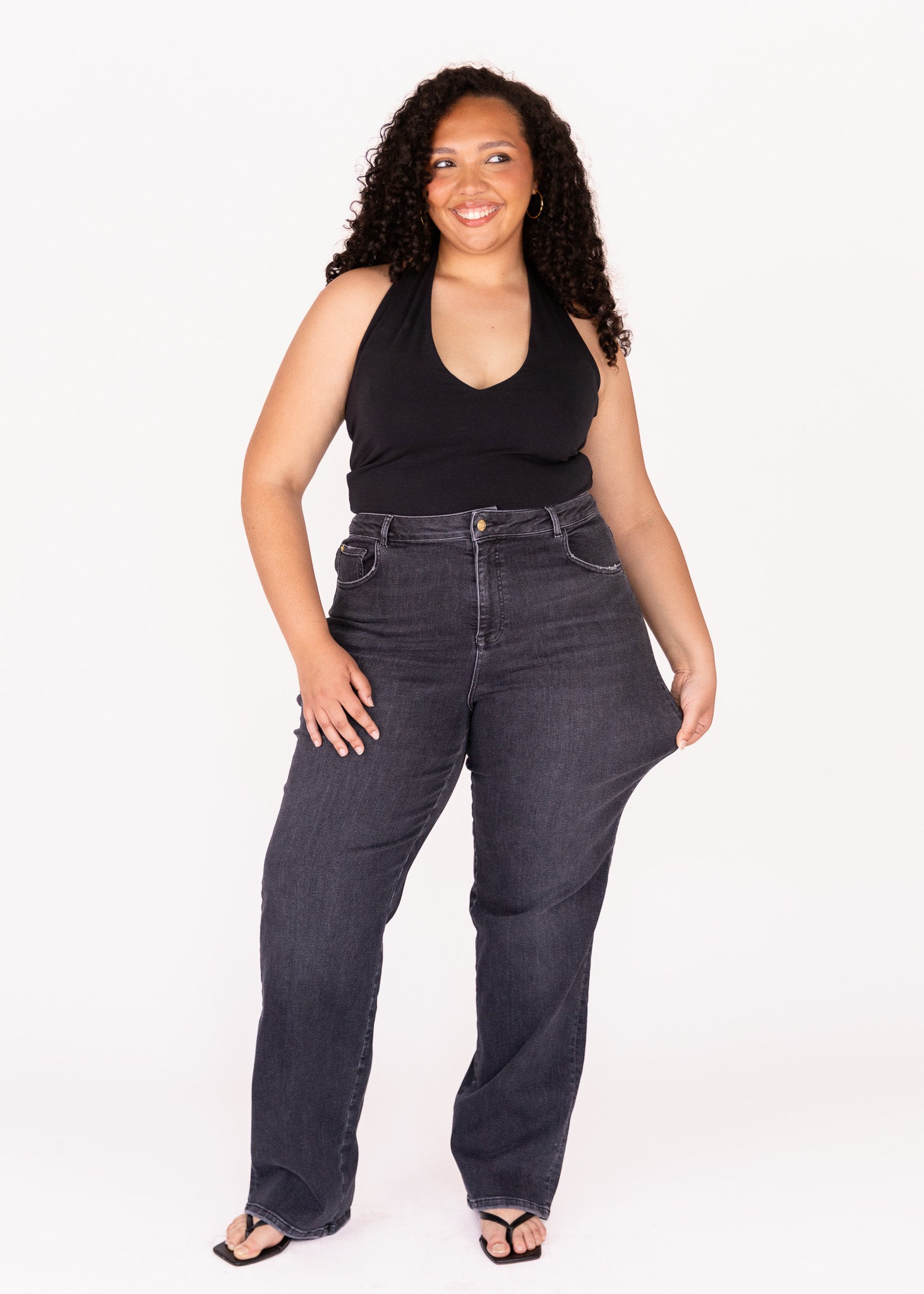 Image of Stretch Straight Jean