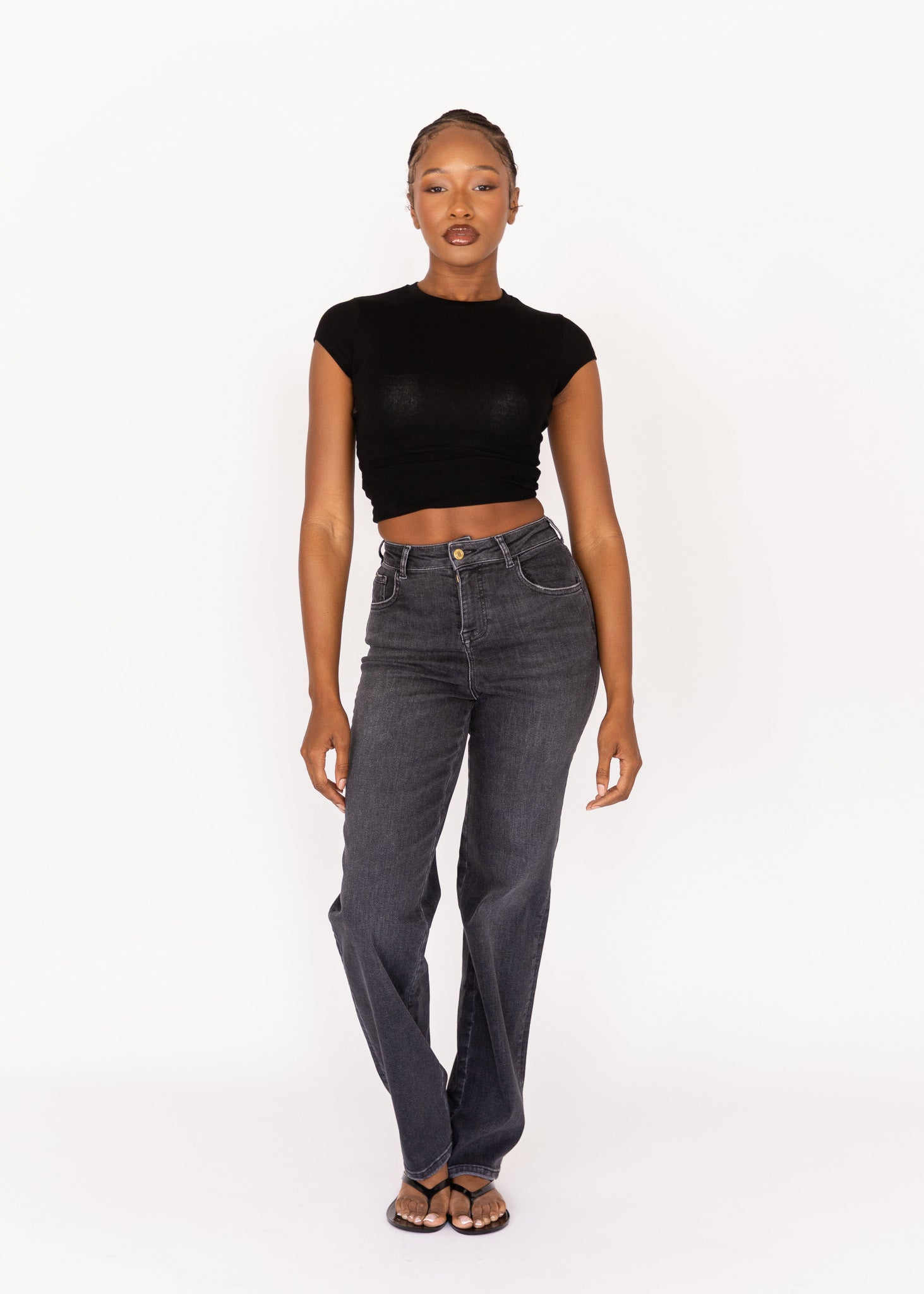 Image of Stretch Straight Jean