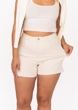Image of Ecru Mom Short