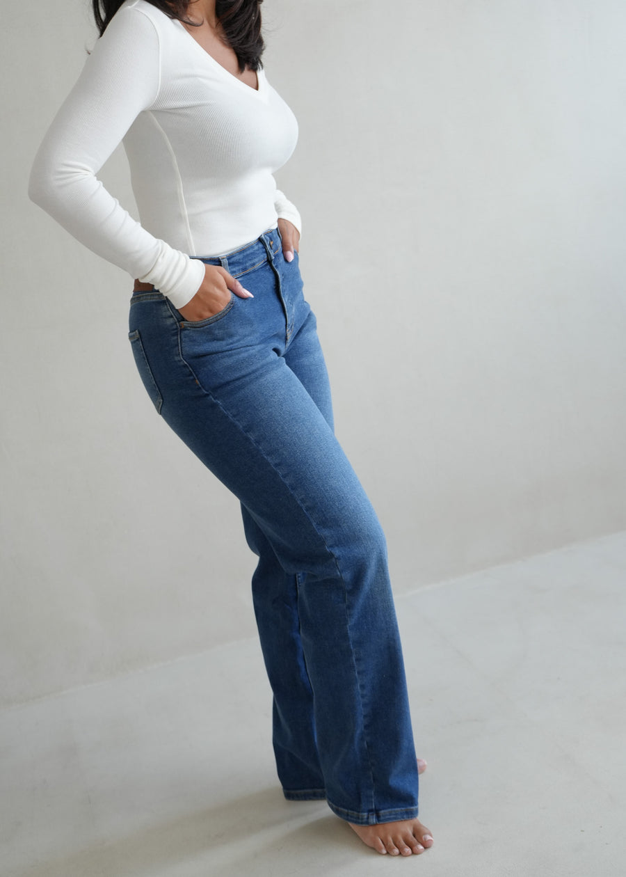 Straight Leg Jeans