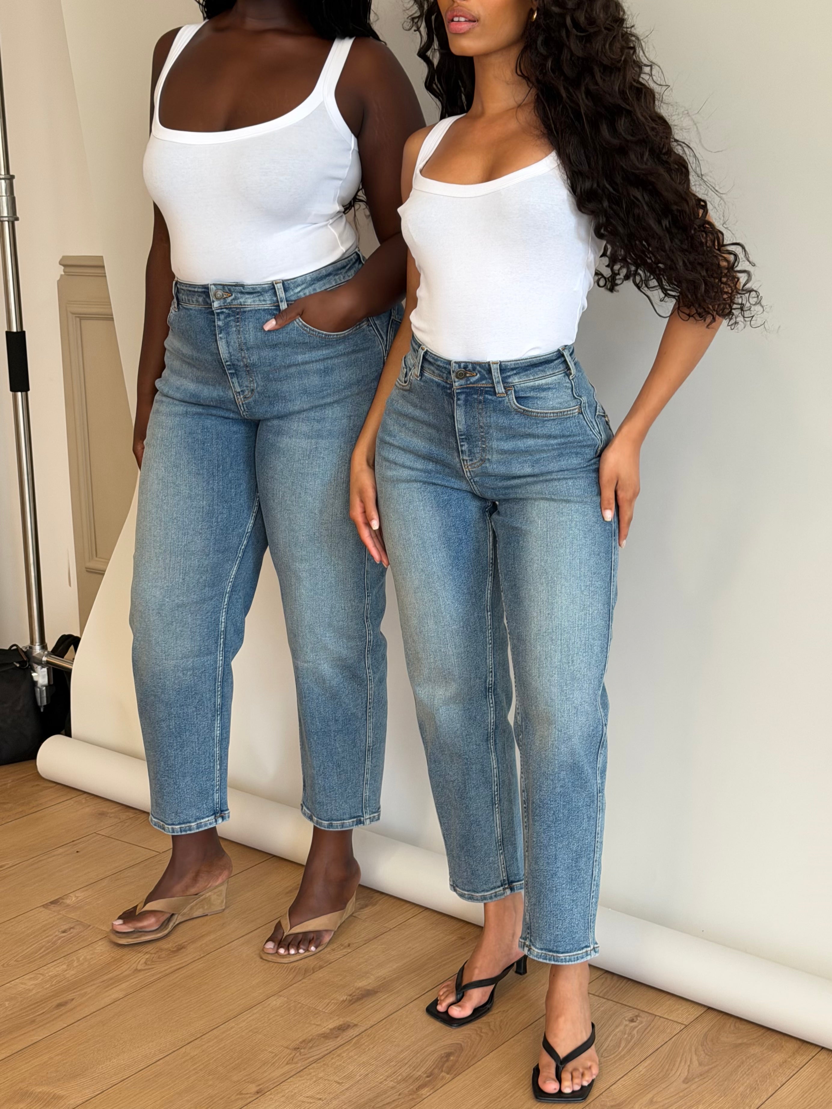 Image of Stretch Relaxed Mom Jean
