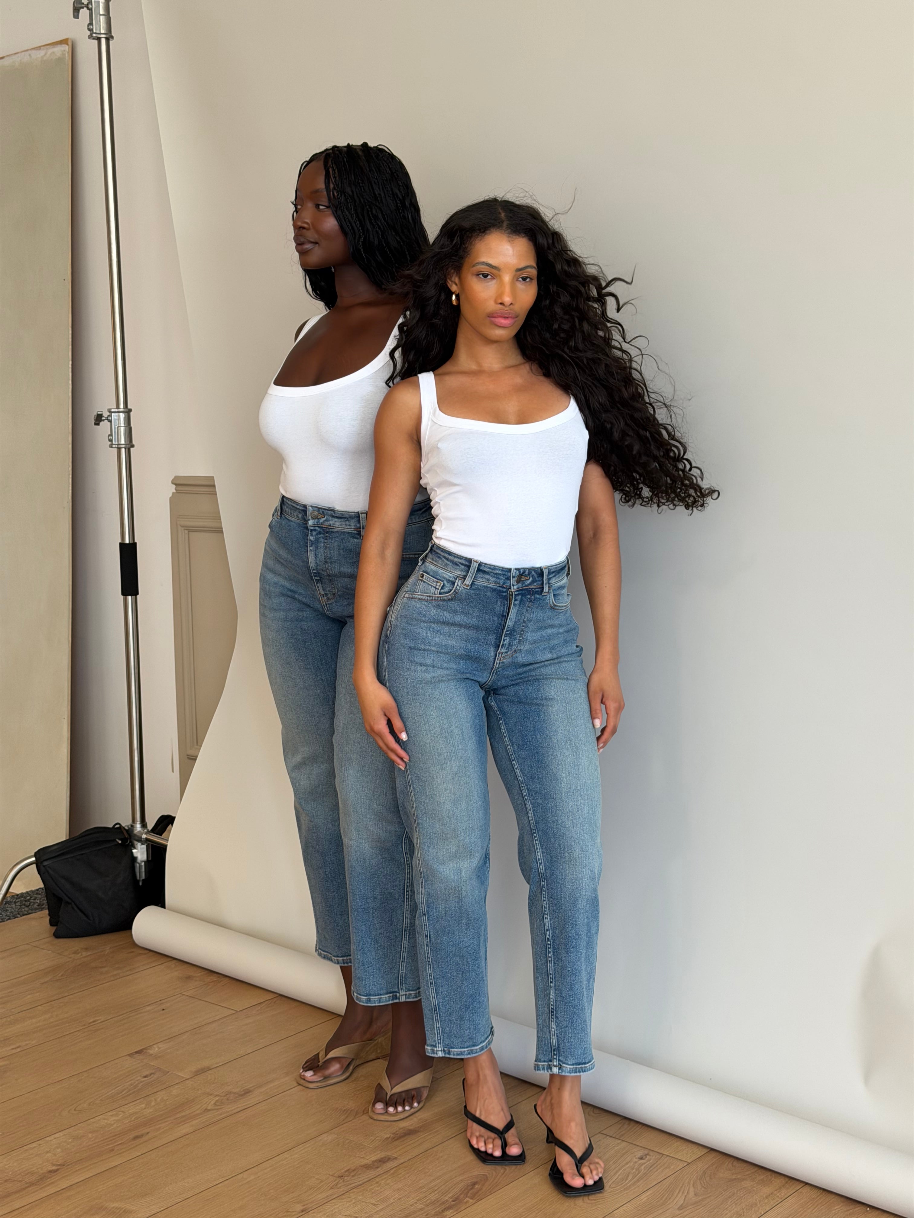 Image of Stretch Relaxed Mom Jean