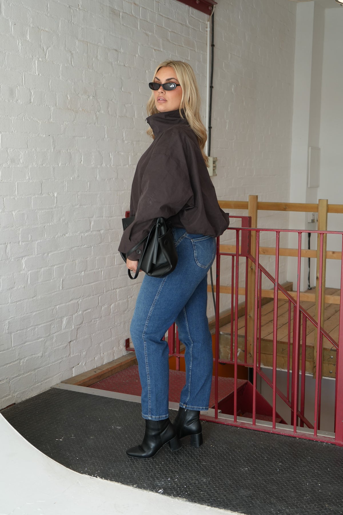 Stretch Relaxed Mom Jean