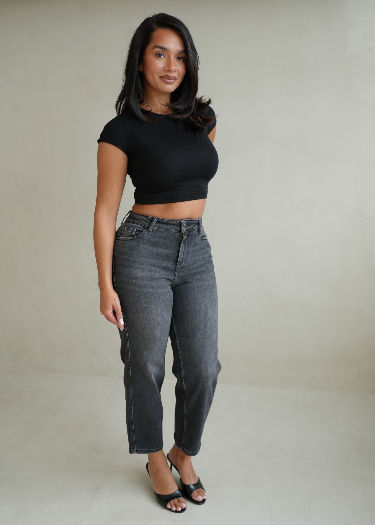 Image of Stretch Relaxed Mom Jean
