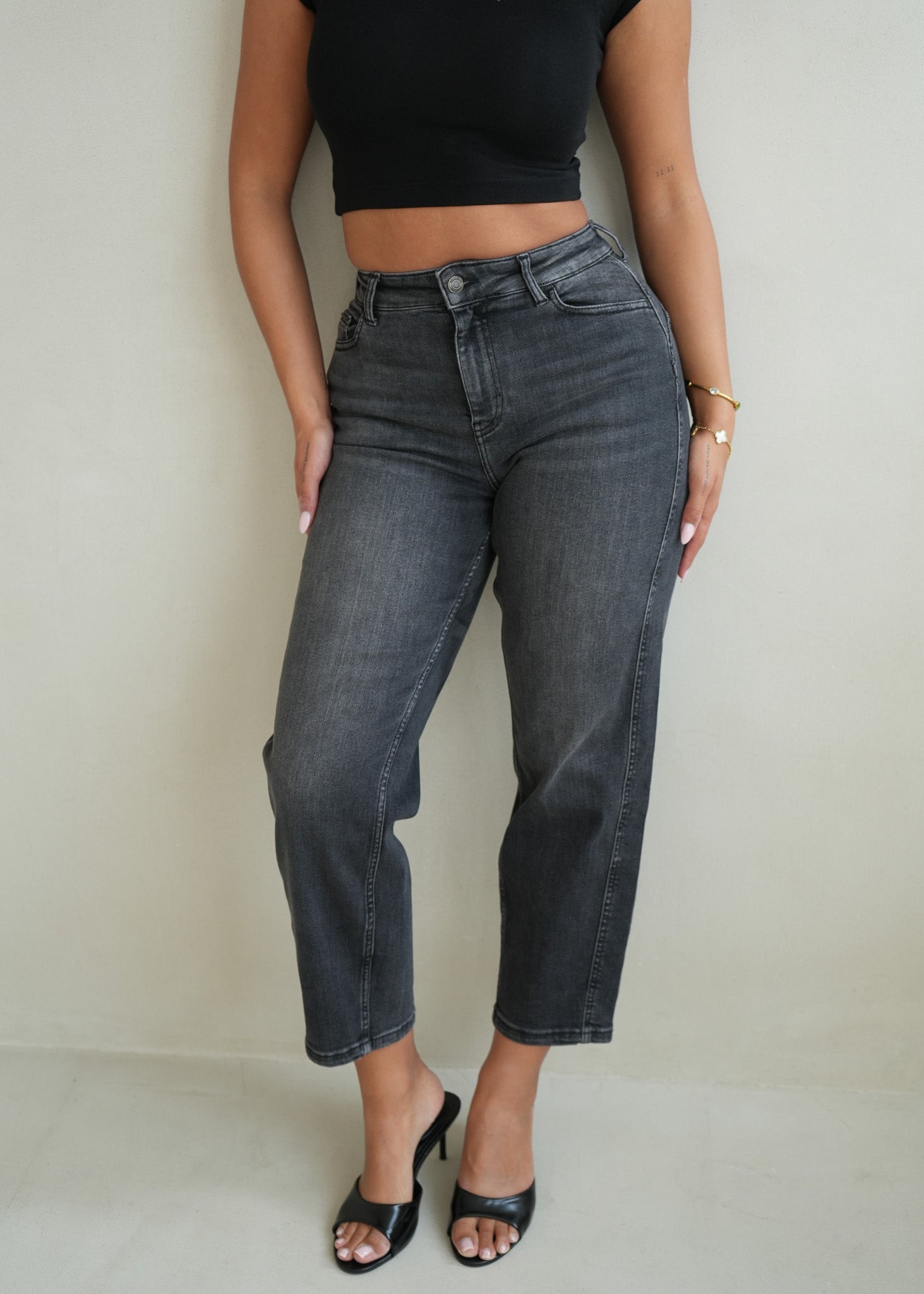 Image of Stretch Relaxed Mom Jean