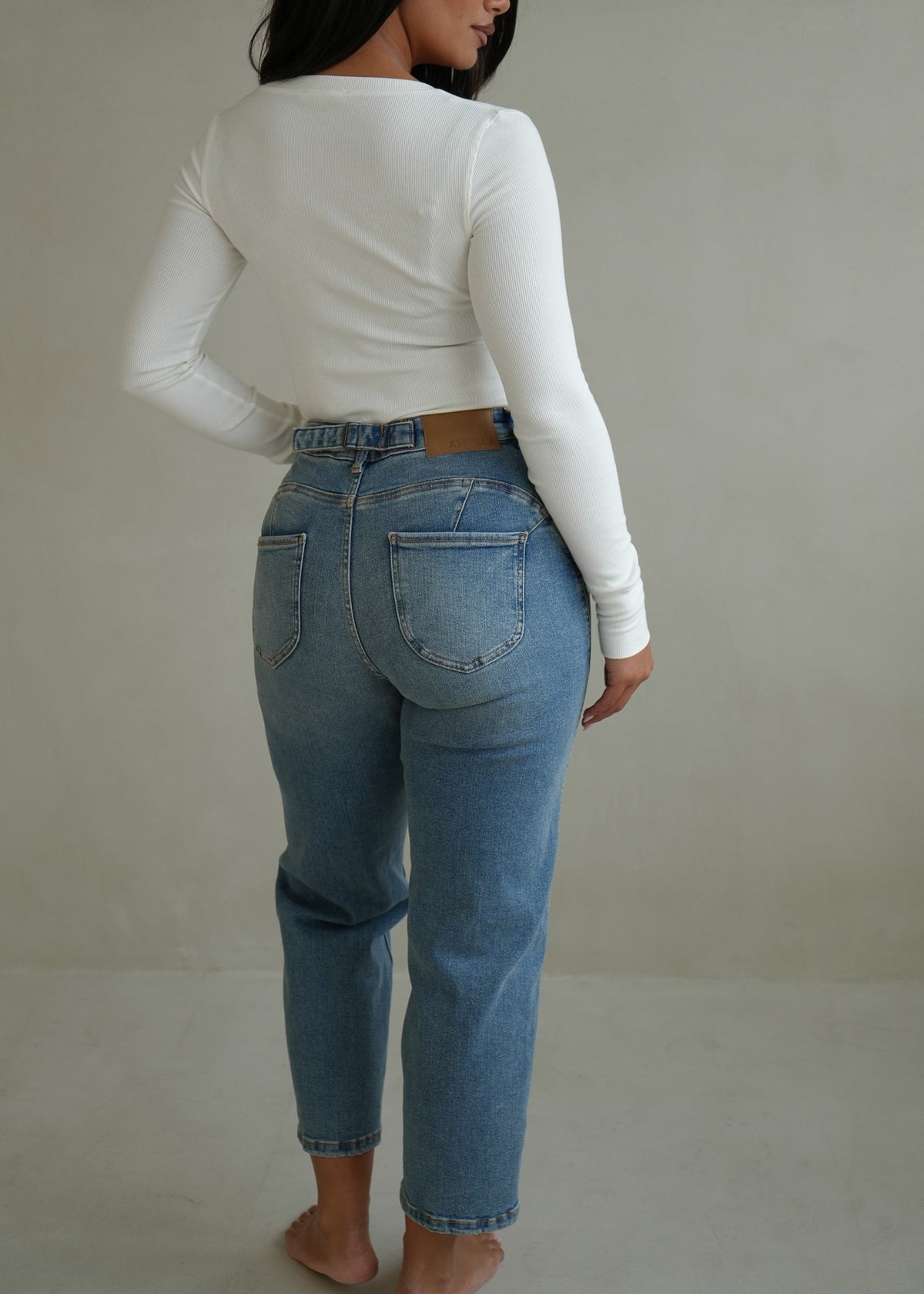 Stretch Relaxed Mom Jean