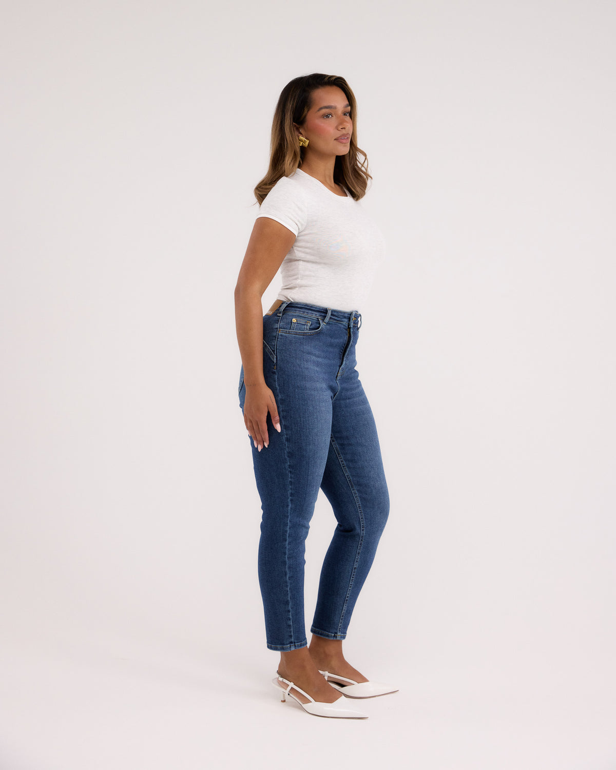 Stretch Mom Jean detail