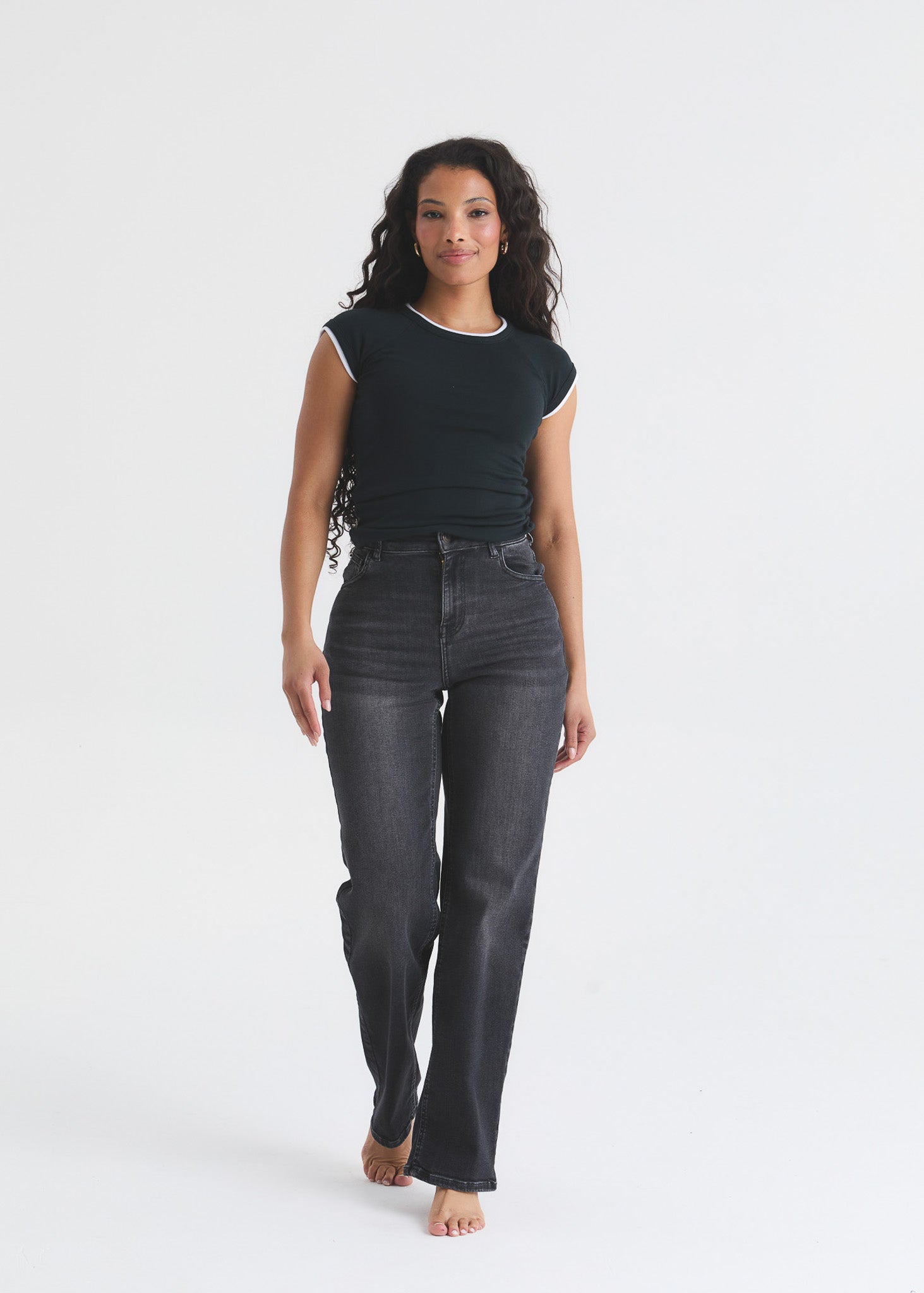 Image of Stretch Straight Jean