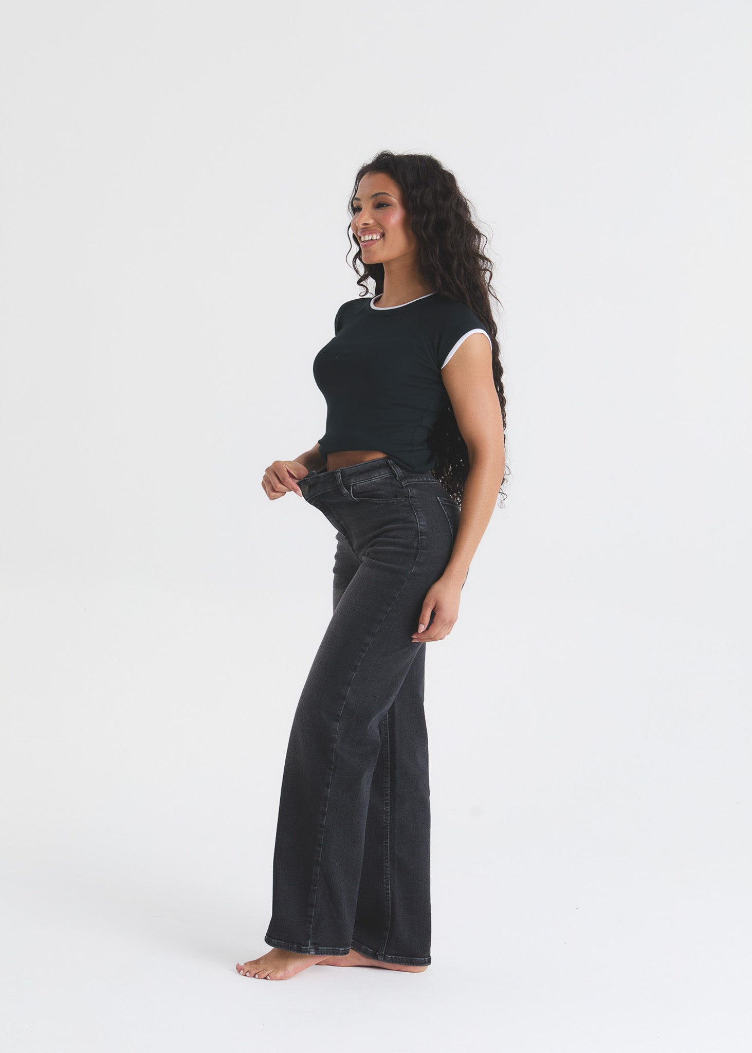 Image of Stretch Straight Jean