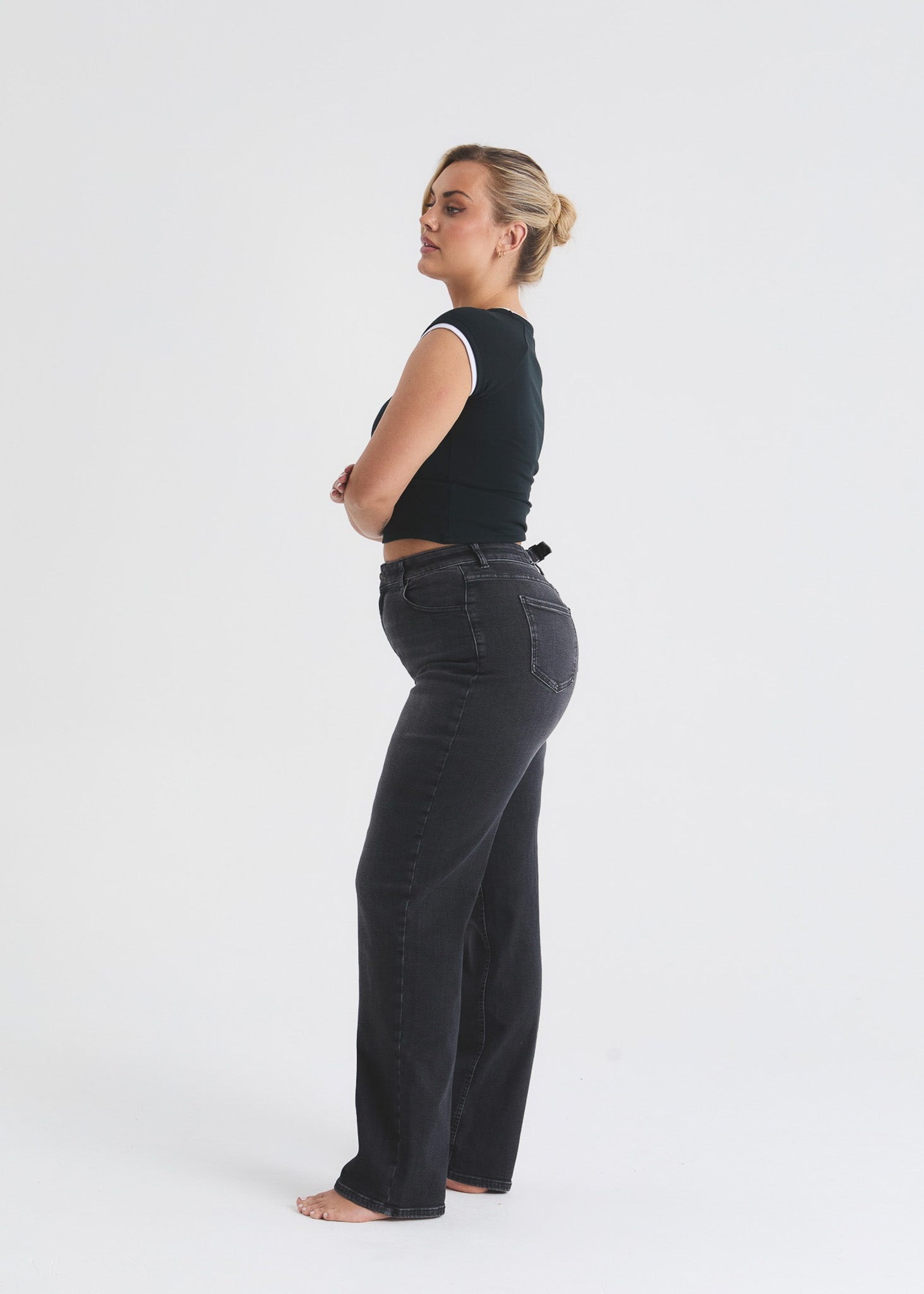 Image of Stretch Straight Jean