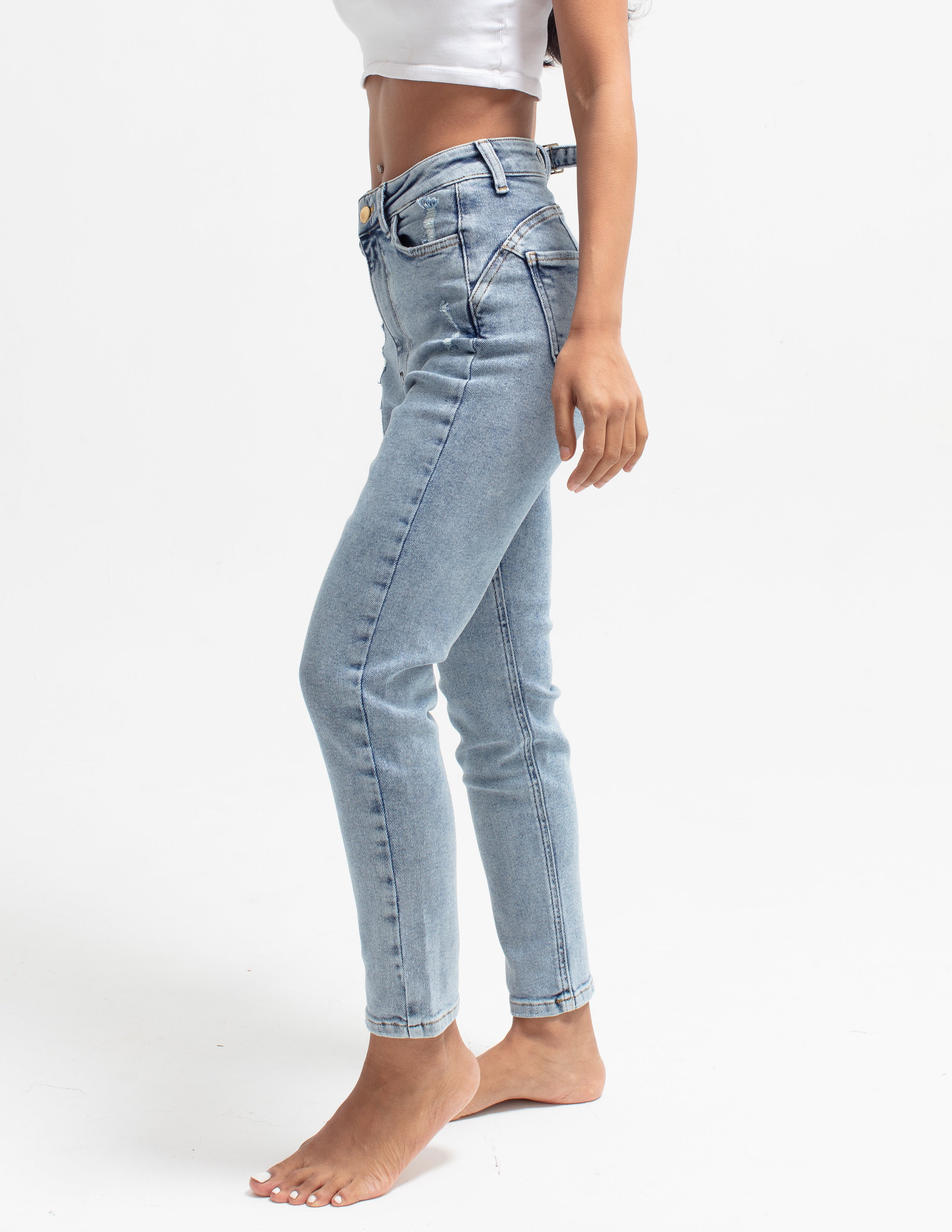 Stretch Slim Fit Mom Jean