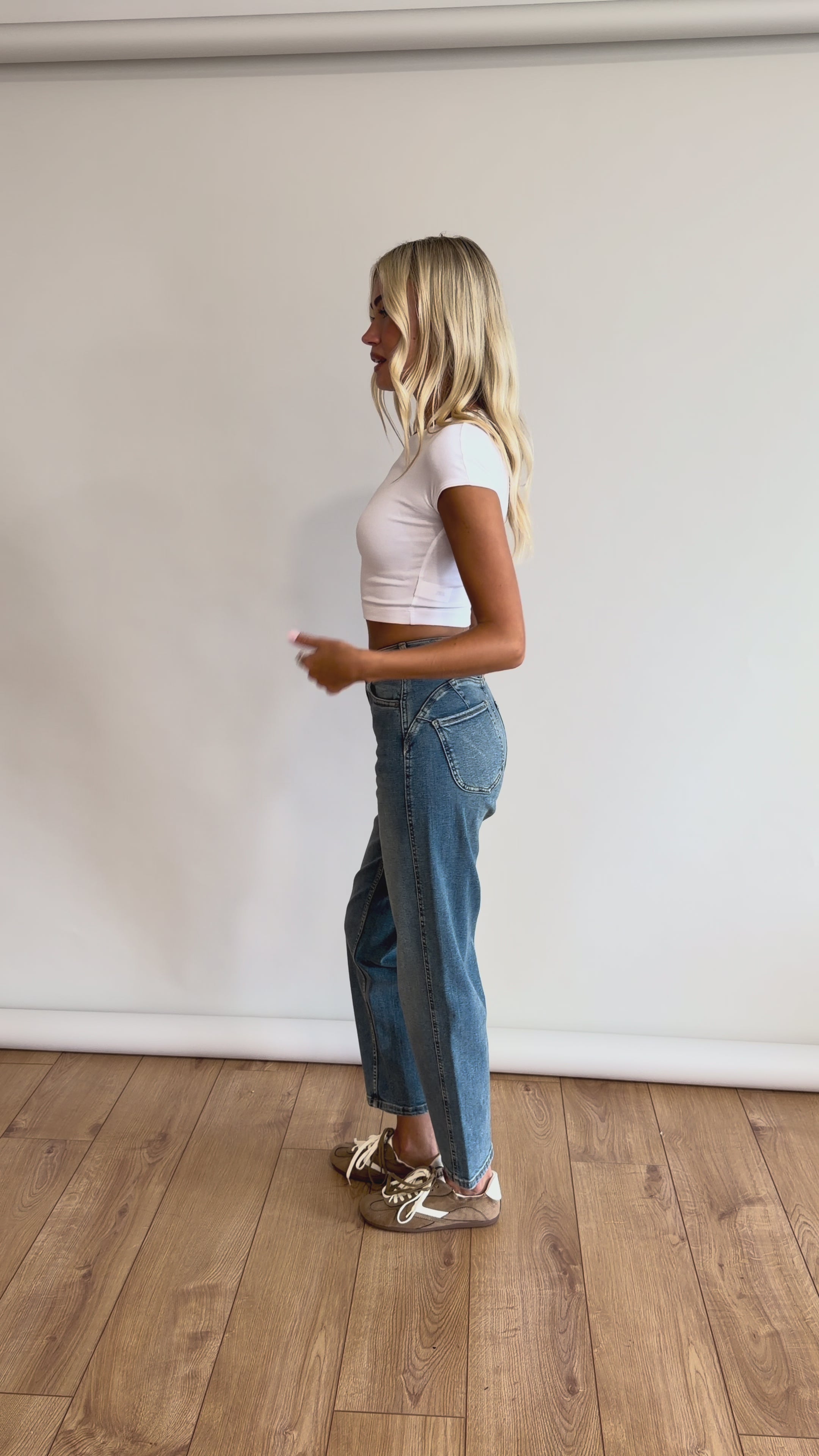 Image of Stretch Relaxed Mom Jean
