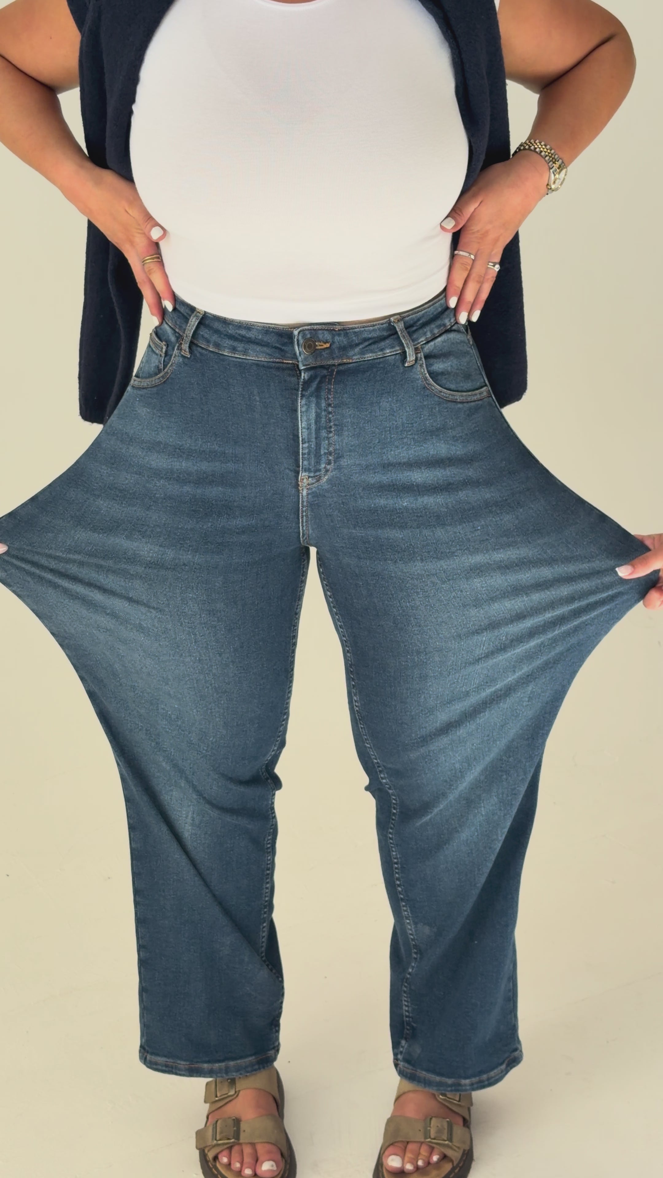 Image of Stretch Straight Jean