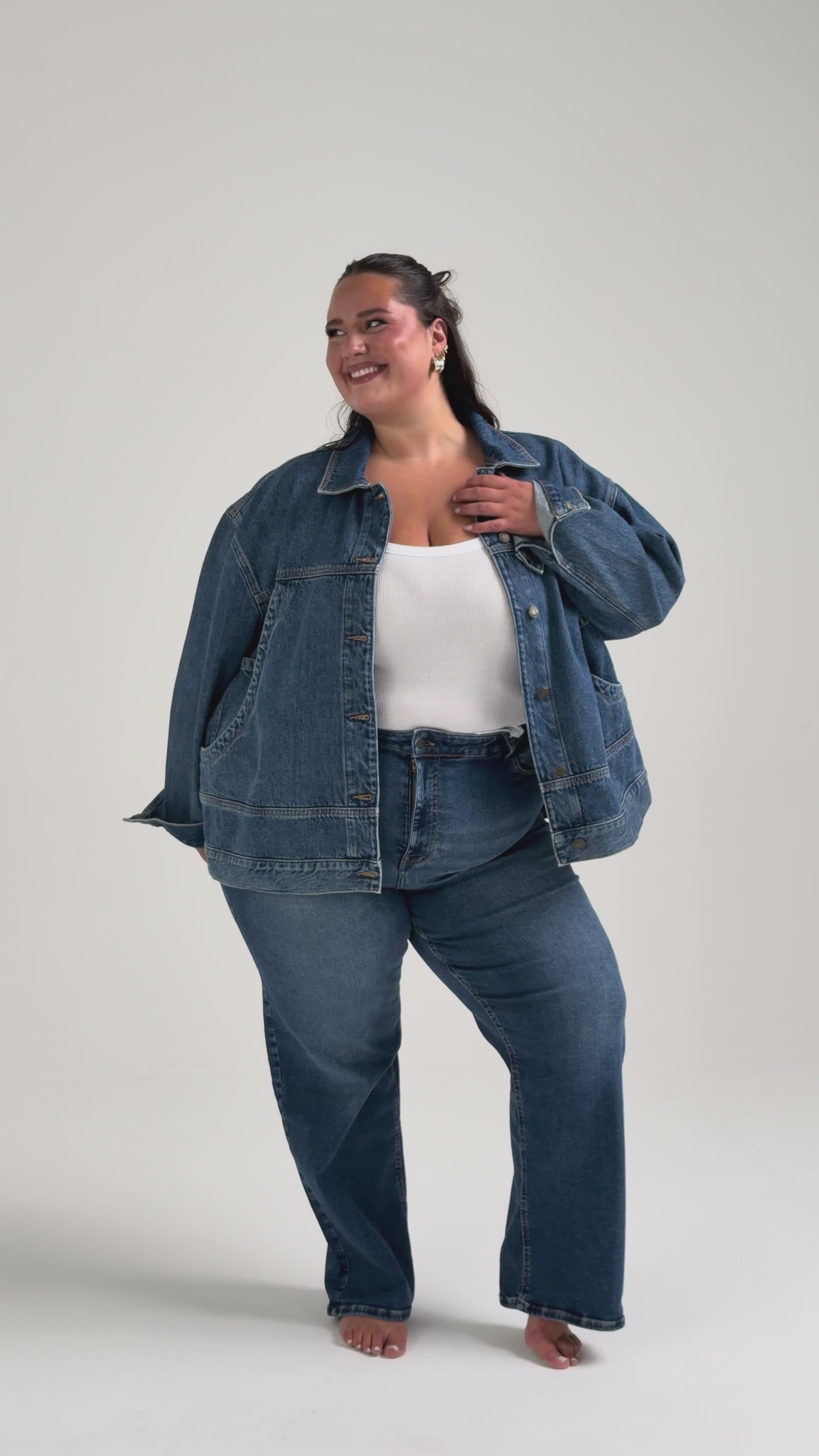 Image of Stretch Straight Jean